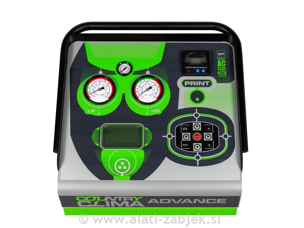 Automatska naprava za servisiranje klimana traktorima i građevinskim strojevima SPIN