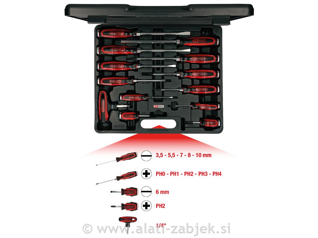 Set odvijača KS TOOLS