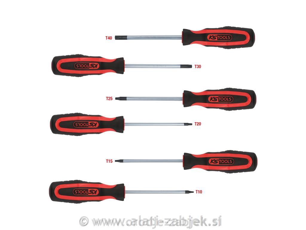 Set torx odvijača T10-T40 KS TOOLS