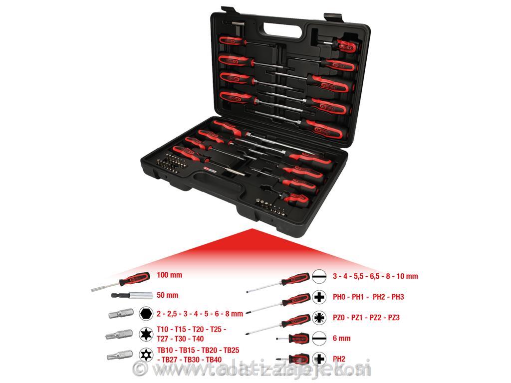 Set odvijača i bitova KS TOOLS