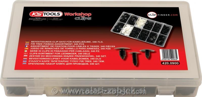 Univerzalni čepovi 340 kom. KS TOOLS