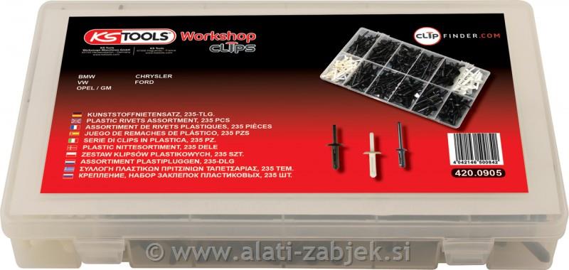 Univerzalni čepovi 235 kom. KS TOOLS