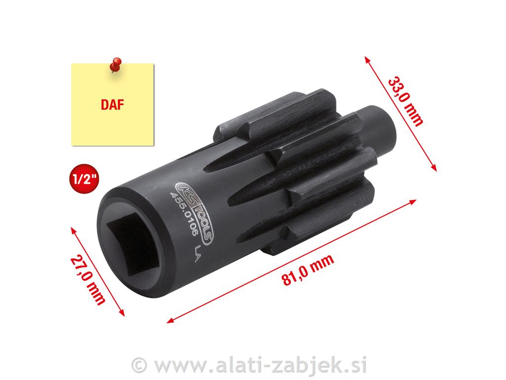 Priprava za vrtenje motorja na mestu za DAF KS TOOLS