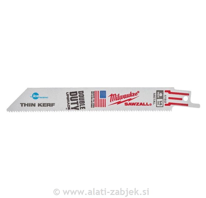 List za ubodnu pilu za metal 150 mmx14 TPI MILWAUKEE