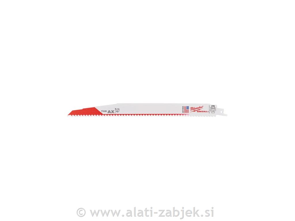 List sabljaste pile AX 300x5 TPI - 5kom MILWAUKEE
