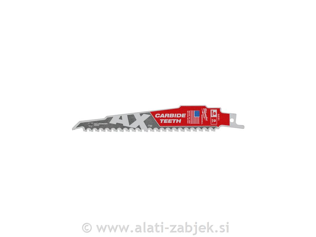List sabljaste pile TCT 5 TPI - 1kom MILWAUKEE