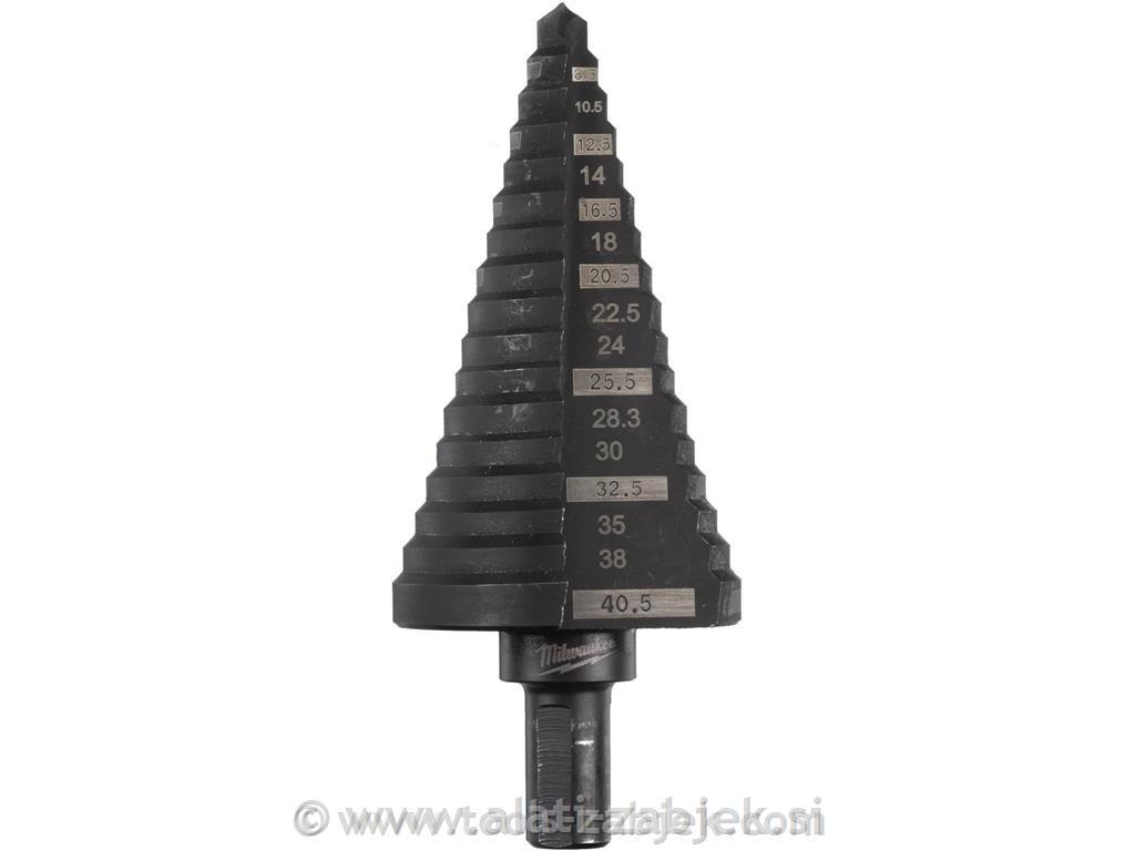 Stepenasto svrdlo 6 - 40,5 mm MILWAUKEE