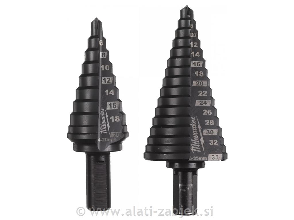 2-dijelni set svrdlo stepenasto MILWAUKEE