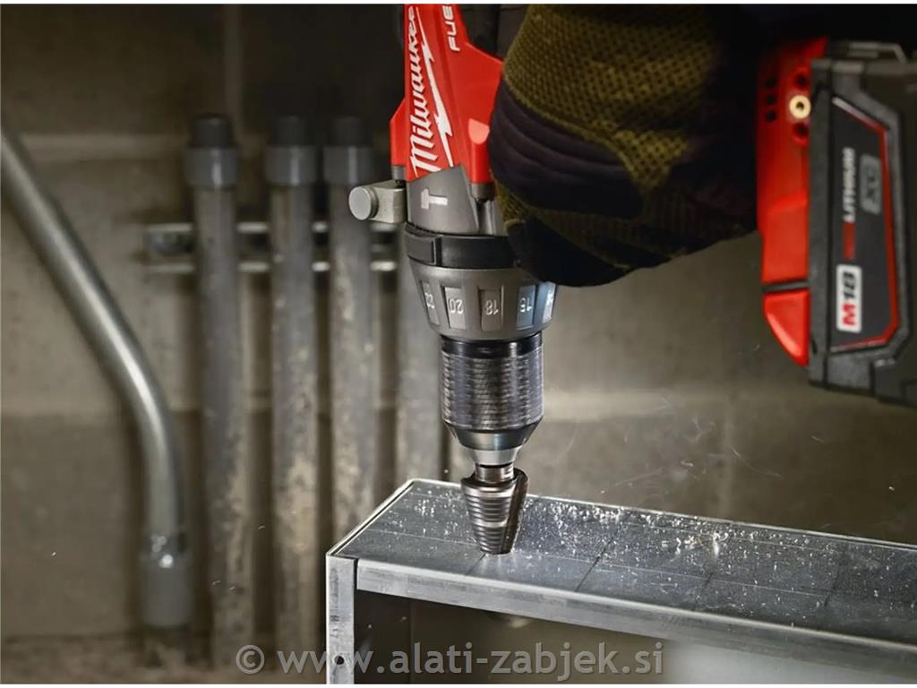 Svrdlo stepenasto za metal -3kom MILWAUKEE