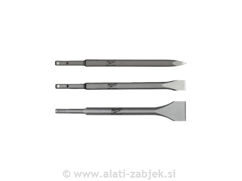 SDS+ set dlijeta 3 kom MILWAUKEE