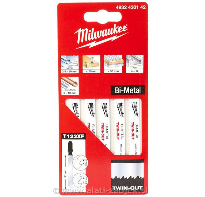 List ubodne pile 91x2.5/1,8mm -5 kos MILWAUKEE