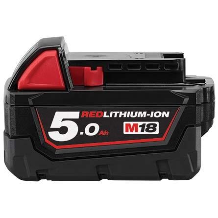 Akumulatorska baterija M18 B5 M18 B5 Redlithium-Ion 5,0 Ah MILWAUKEE