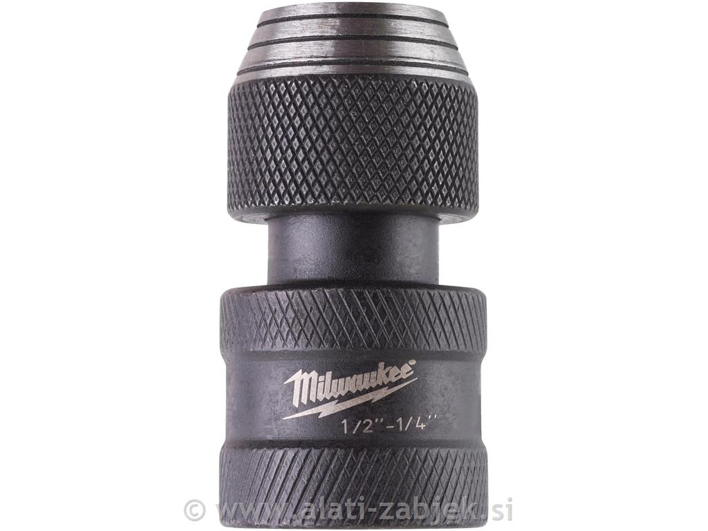 Adapter Shockwave 1/2"- hex 1/4" MILWAUKEE