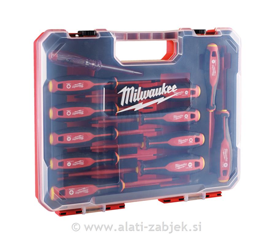 Tri-Lobe VDE odvijač 12PC SET MILWAUKEE
