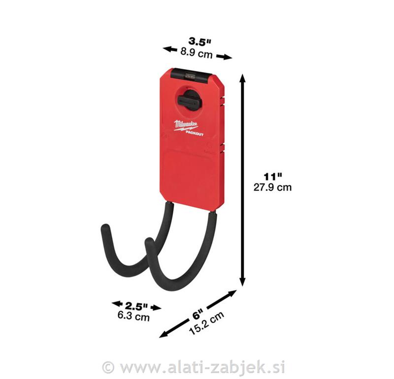 PACKOUT kljuka ukrivljena MILWAUKEE