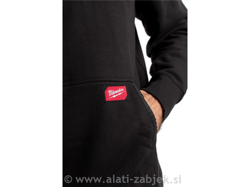 Radna majica s kapuljačom črna MILWAUKEE