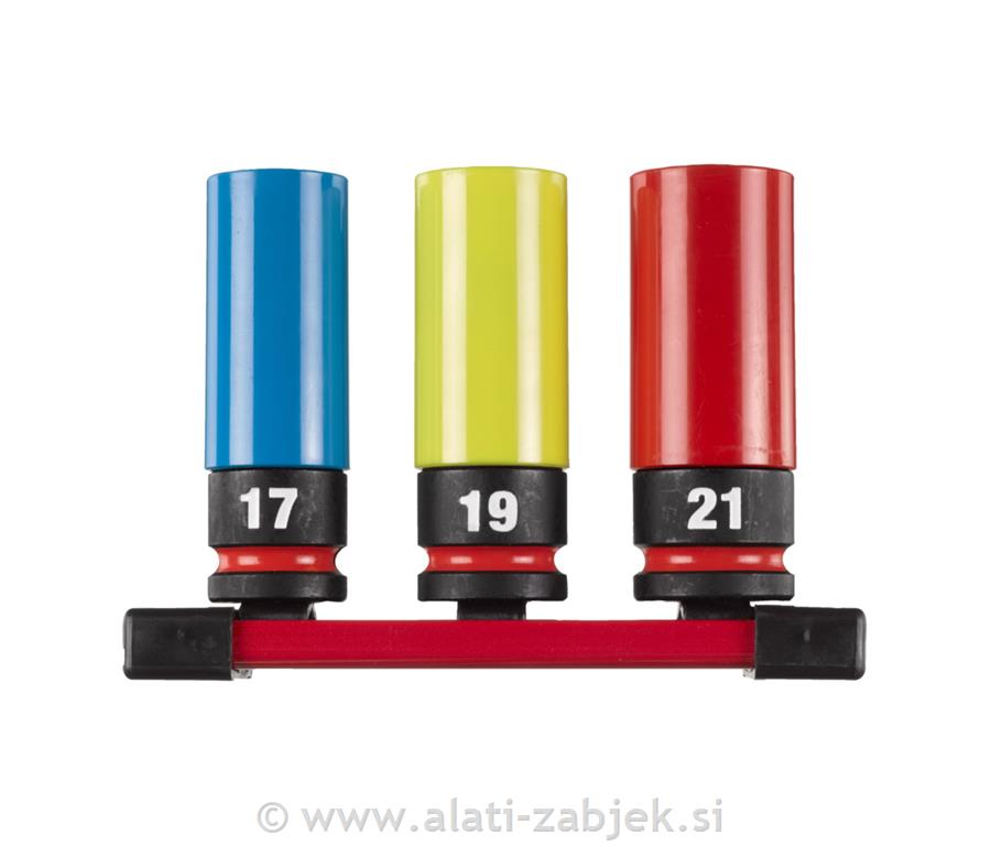 Set nasadnih ključeva 1/2" sa zaštitom MILWAUKEE