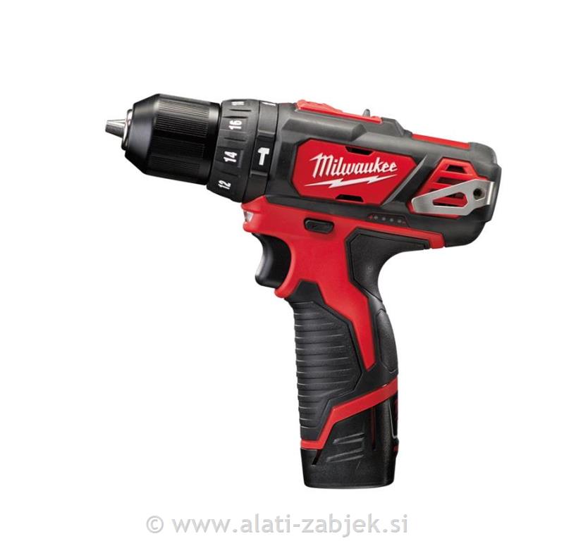 Aku. vibracijska bušilica/odvijač M12 BPD- 202C 12V/2,0Ah MILWAUKEE