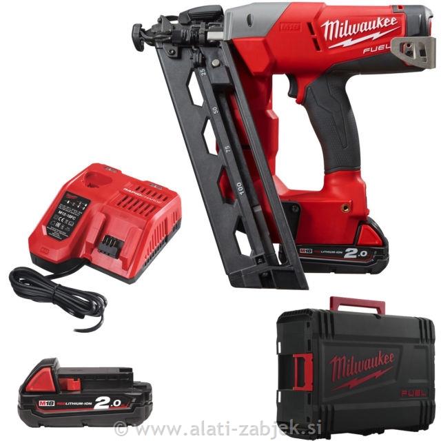 Akumulatorski uređaj za zabijanje čavalaM18 CN16GA- 202X MILWAUKEE