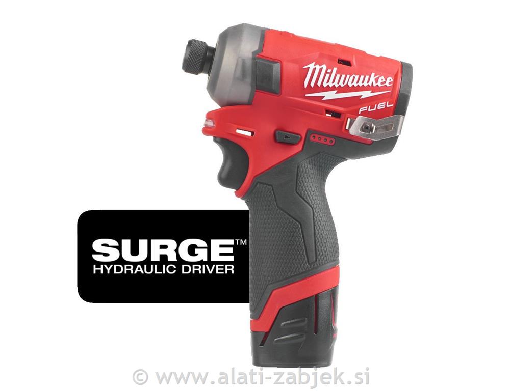 Tihi Hex udarni odvijač 1/4” M12 FQID- 202X MILWAUKEE