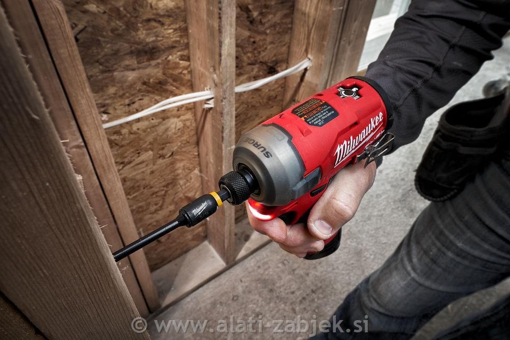 Tihi Hex udarni odvijač 1/4” M12 FQID- 202X MILWAUKEE
