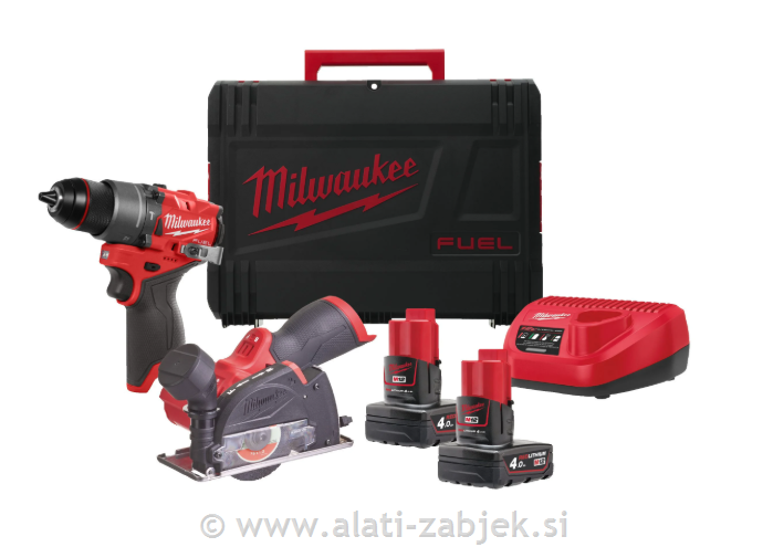 Komplet akumulatorskog alataM12 FPP2G2-402X MILWAUKEE