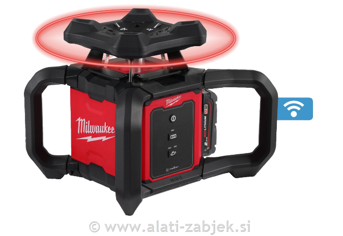 Akumulatorski zeleni nivelir 360° M18 RLOH600-201C MILWAUKEE