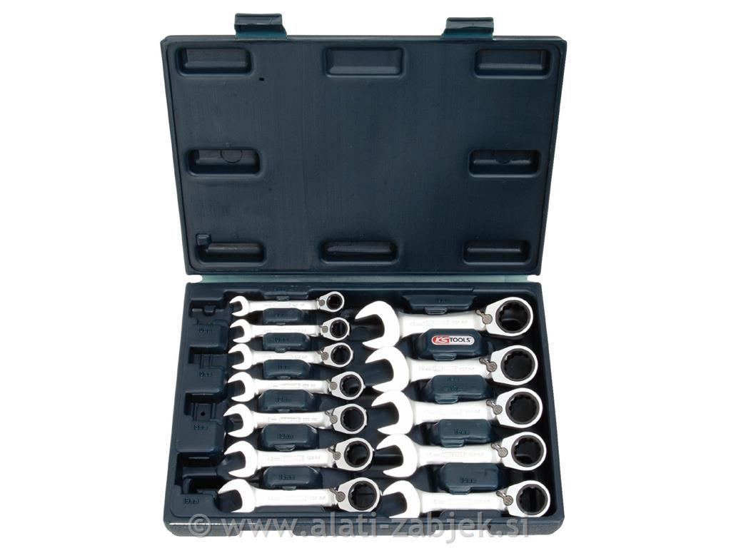 Set ključeva s čegrtaljkom 8-19 mm KS TOOLS