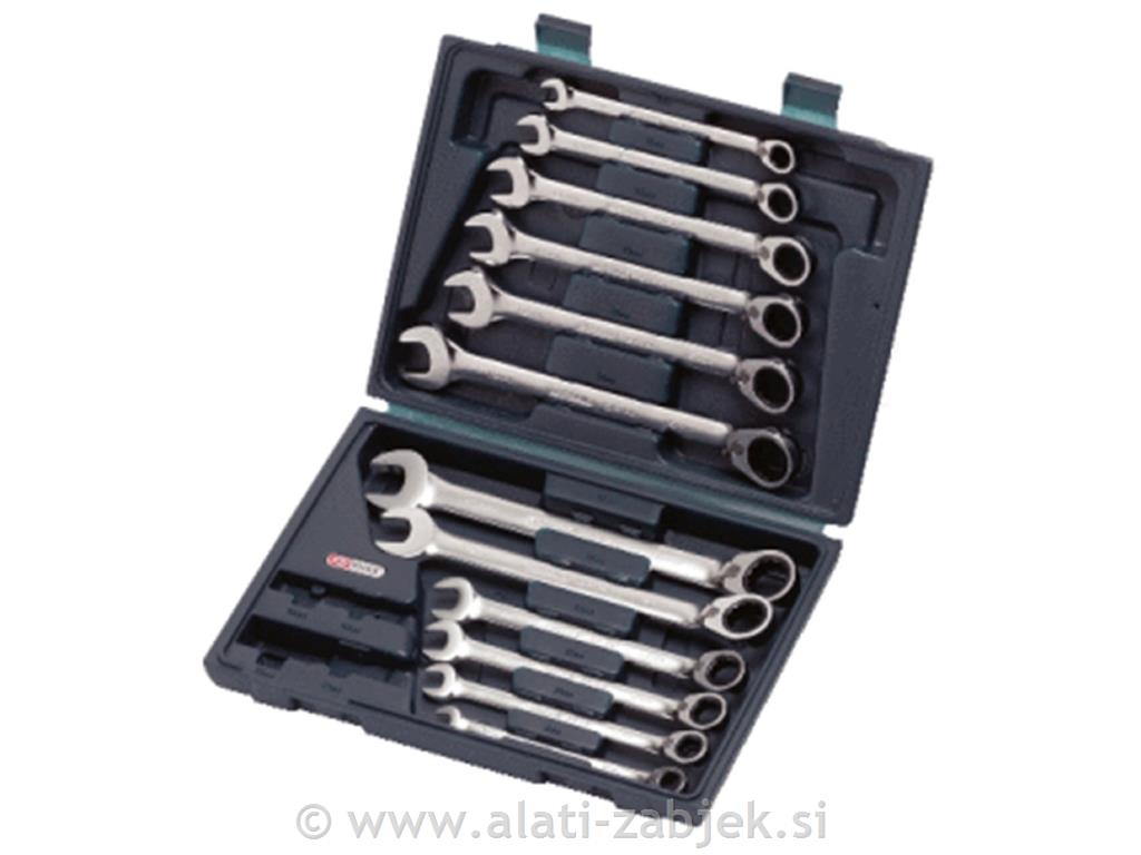 12-dijelni set ključeva s čegrtaljkom 8-19 mm KS TOOLS