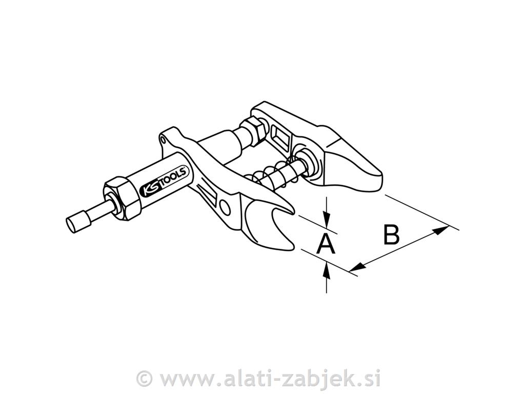 Izvlekač kroglastega zgloba 36mm KS TOOLS