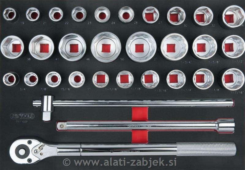 1/1 I garnitura nasadnih ključeva 3/4" KS TOOLS
