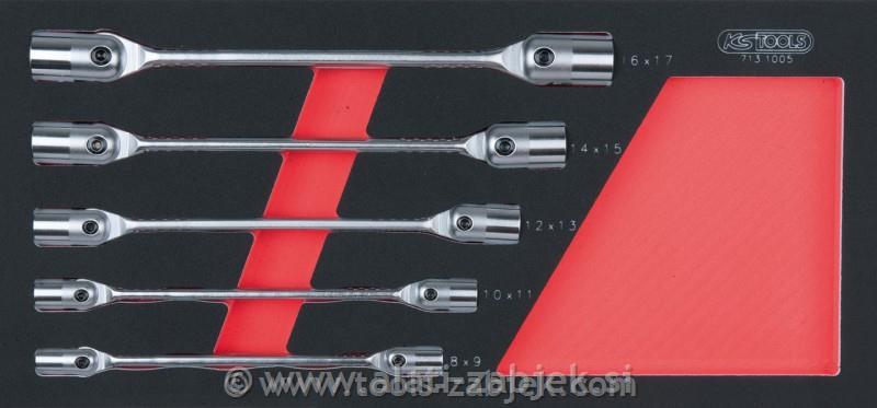 1/3 I garnitura zglobnih nasadnih ključeva KS TOOLS