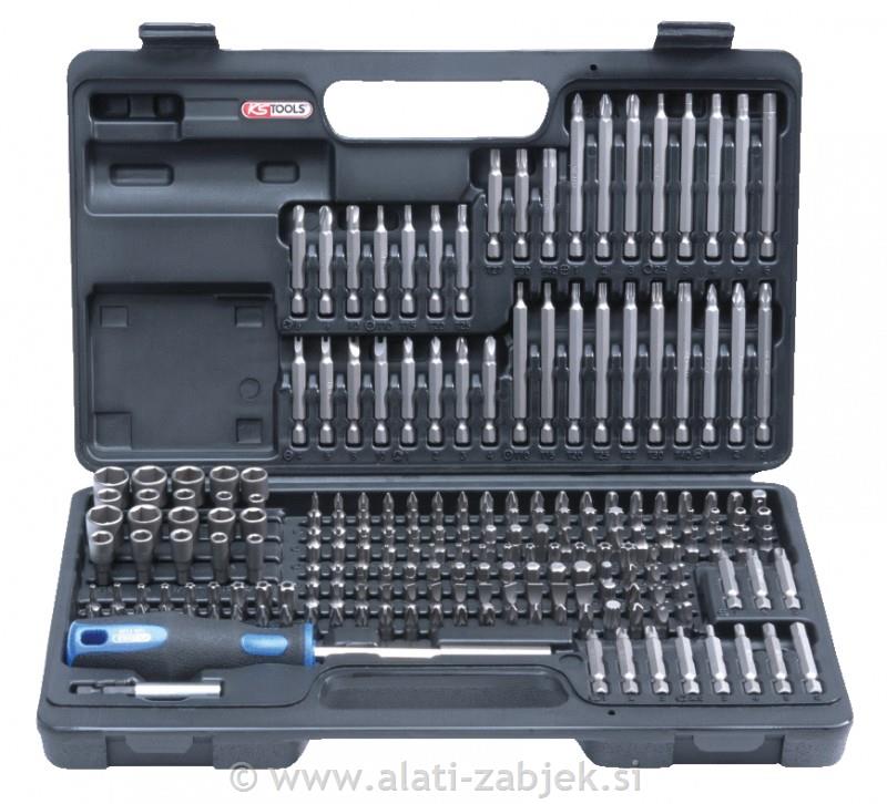 Set bit bitova 1/4", 208-dijelni KS TOOLS