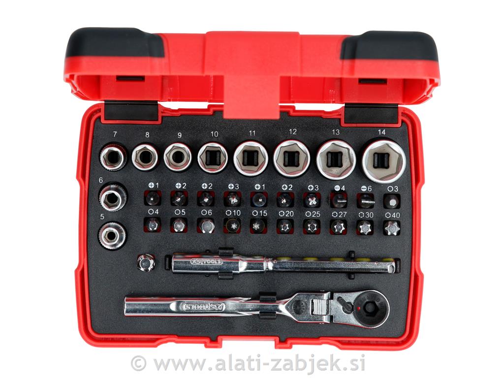 1/4" TORSIONpower 33-dijelna garnitura KS TOOLS