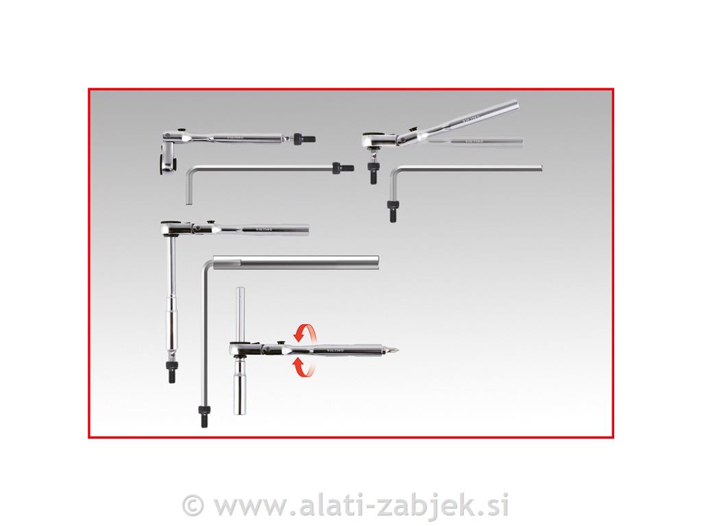 1/4" TORSIONpower 33-dijelna garnitura KS TOOLS