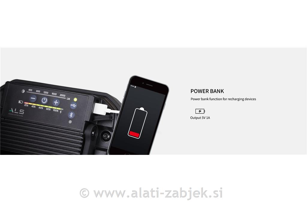 Baterijska lampa i radio Bluetooth 