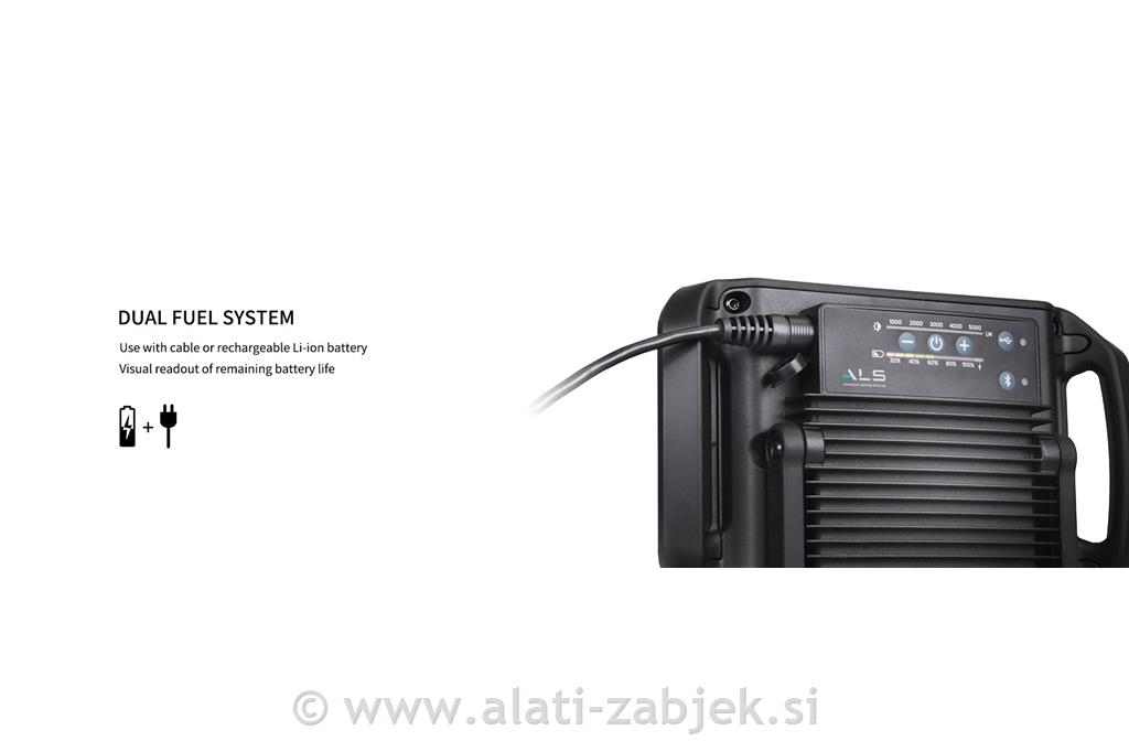 Baterijska lampa s radiom Bluetooth 