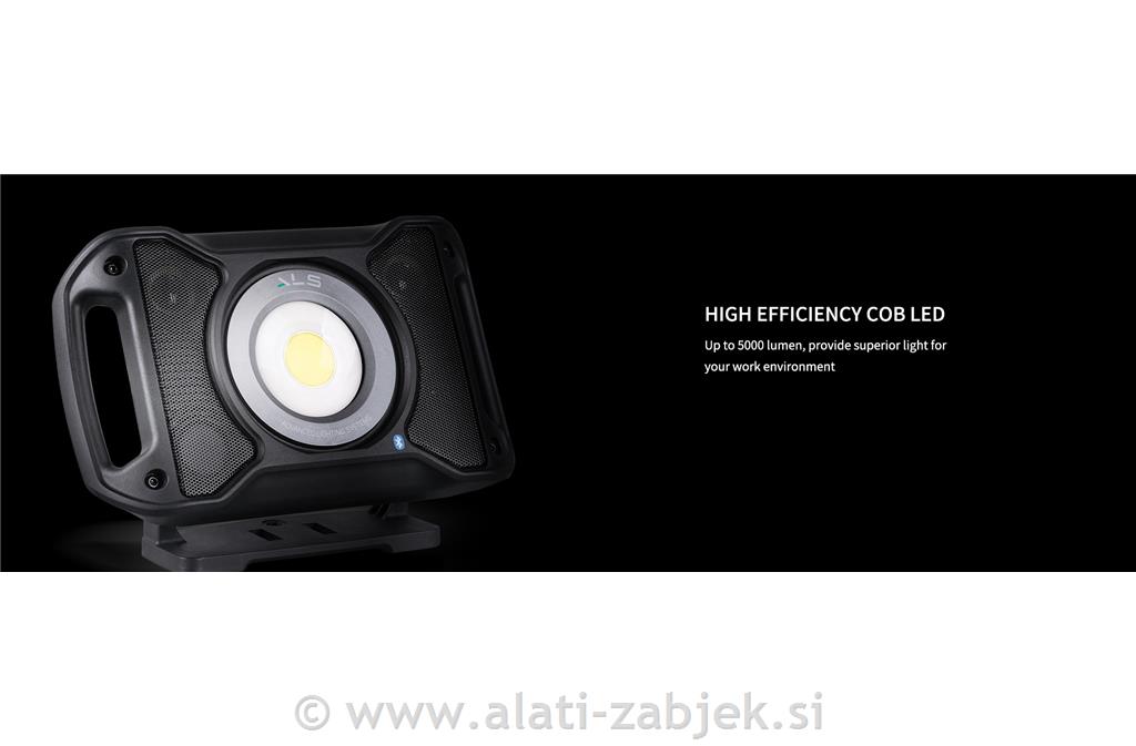 Baterijska lampa s radiom Bluetooth 