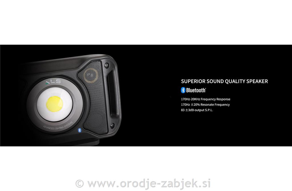 Baterijska lampa s radiom Bluetooth 
