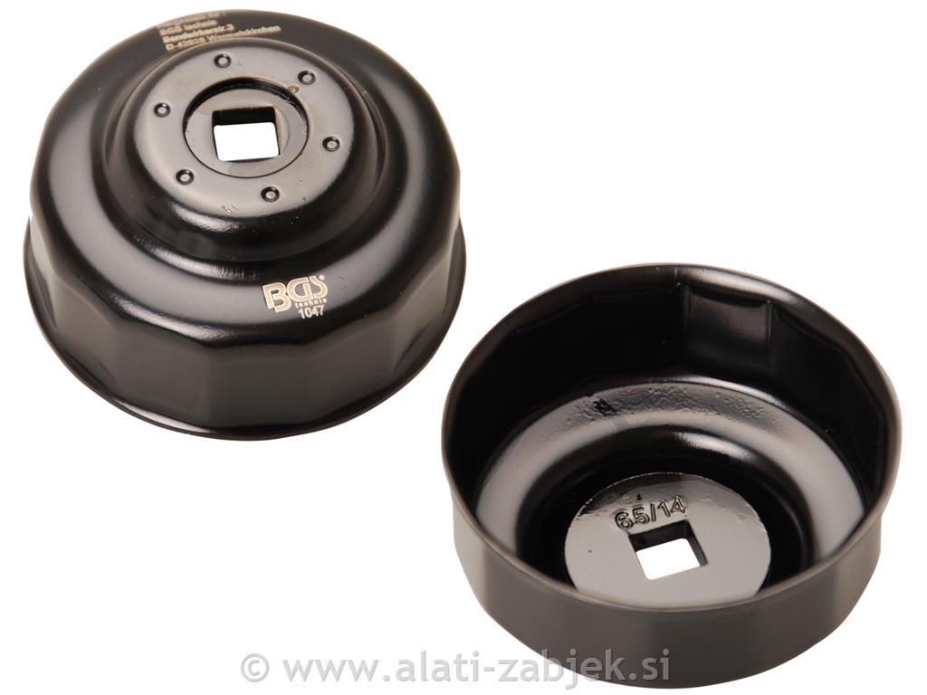 Ključ za oljni filter 14-točkovni 65mm BGS TECHNIC