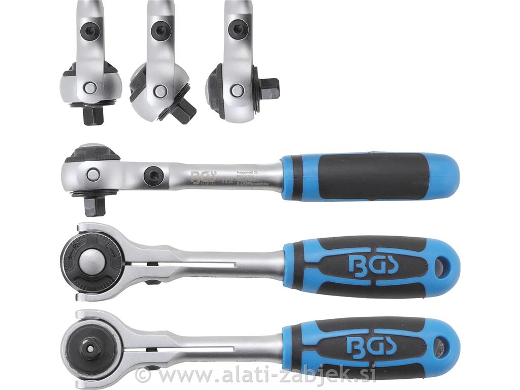 Račna z giblivo glavo 1/4" BGS TECHNIC