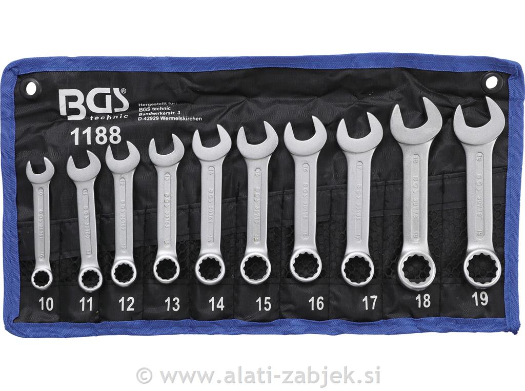 Komplet ključeva 10-19 mm BGS TECHNIC