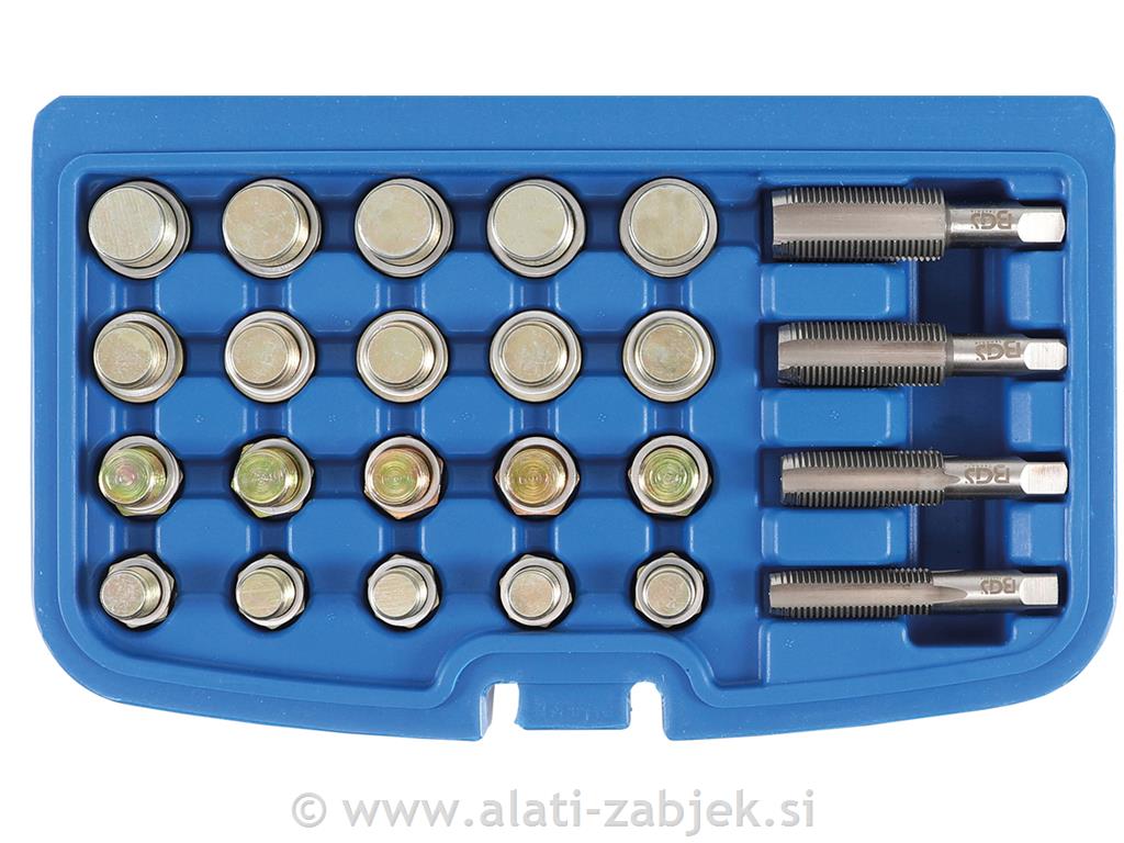 Set čepova za ulje i podložaka BGS TECHNIC