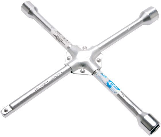 Križni ključ za osobna vozila 1/2", 17 x19 x 21 x 12.5 mm BGS TECHNIC