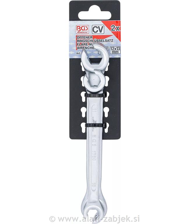 Ključevi za cijevi, 10x11, 12x13 mm BGS TECHNIC