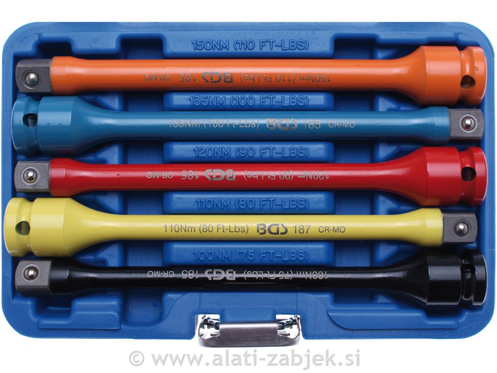 Set nasadnih ključeva za zavrtanje/odvrtanje na moment BGS TECHNIC