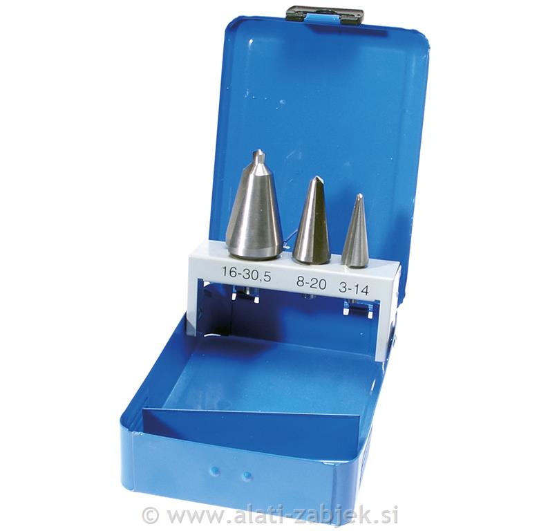 Set svrdala za bušenje, 3-dijelni, HSS BGS TECHNIC