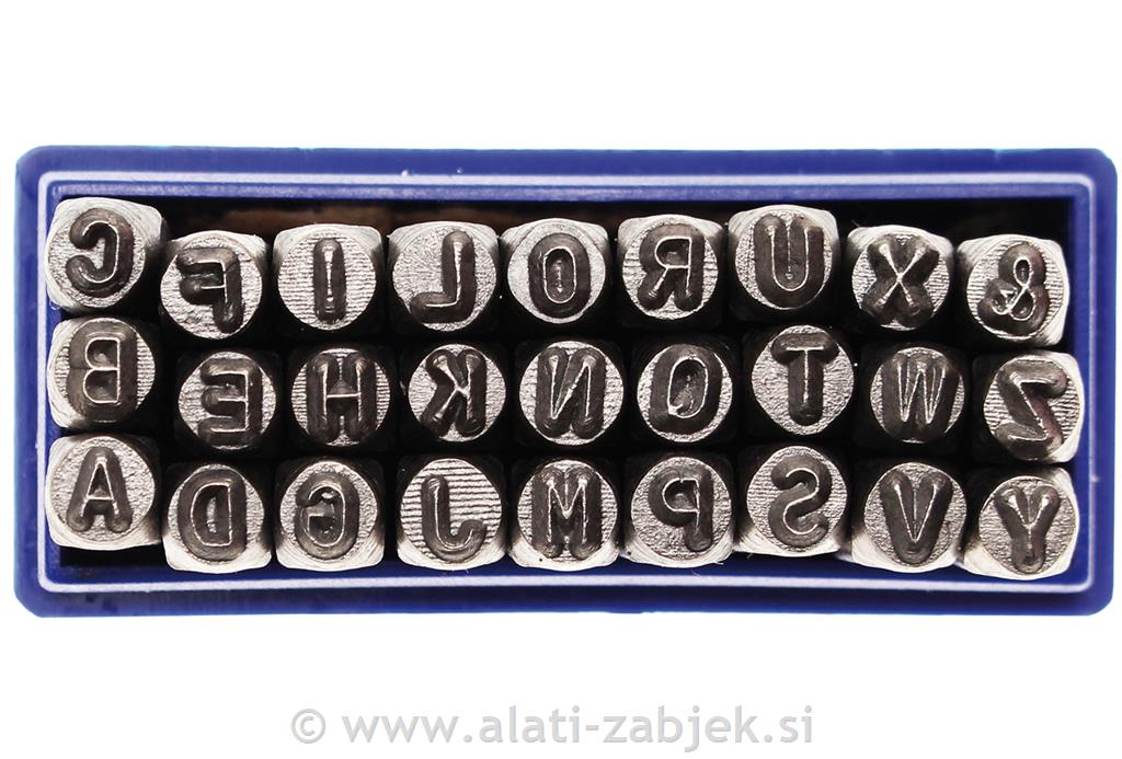 Set udarnih črk 3mm BGS TECHNIC