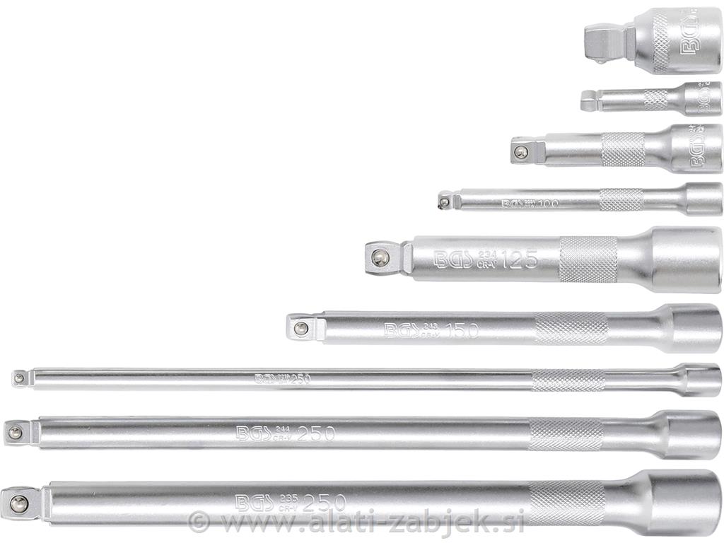 Set produžetaka 1/4", 3/8 ",1/2 " BGS TECHNIC