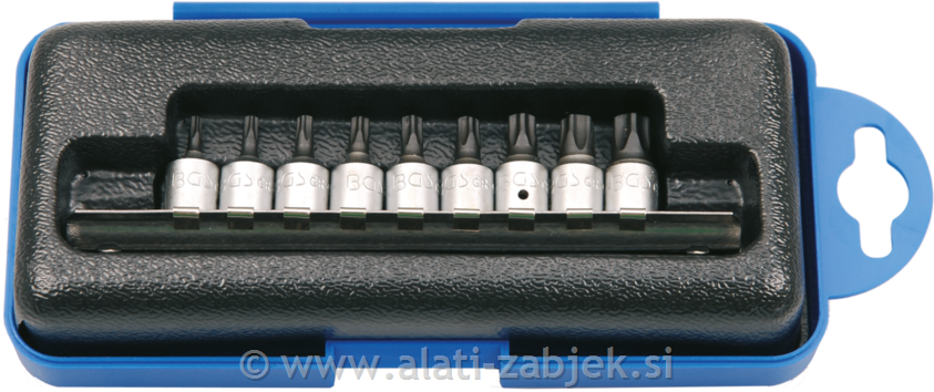 9-dijelni set TS Torx 1/4" TS10-TS50 BGS TECHNIC